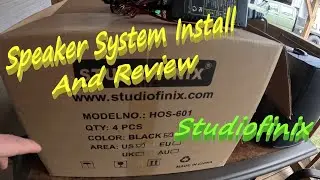 Studiofinix Speaker System Install & Review - Outdoor Speaker System - Bluetooth - DIY