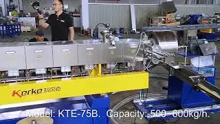 10%-30% Carbon Black Masterbatch Making Machine Twin Screw Compounding Extruder Made in China