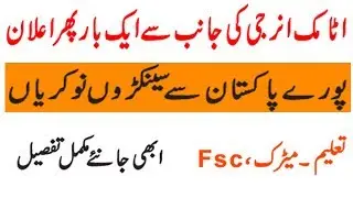 Pakistan Atomic Energy Commission jobs 2020 (PAE) || Pakistan Jobs Bank