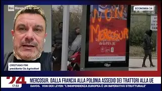RAINEWS 24 - Mercosur: la protesta degli agricoltori a Strasburgo. Il punto con il presidente Cia