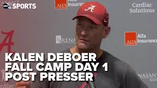 Alabama Crimson Tide Coach Kalen DeBoer - Fall Camp Day 1 Press Conference - July 30, 2025