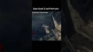 Dark Souls 3 fall damage #darksouls #darksouls3 #eldenring #gaming #game #fromsoftware #fyp #shorts