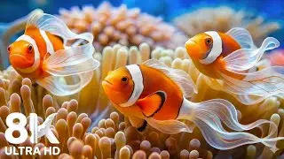🌊  Ocean Lullaby 8K &ndash; Colorful Reef Fish & Deep Sea Relaxation Music