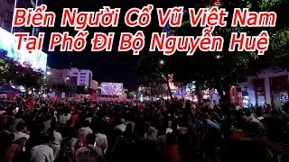 Mask TV - Biển Người Cổ Vũ Việt Nam Tại Phố Đi Bộ Nguyễn Huệ