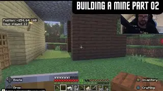 Building a Mine Part 02, Minecraft, Lets Play, Eps 08