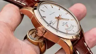Breitling Transocean Day Date R4531012/G752-2CT Rose Gold 18k Calibre 45