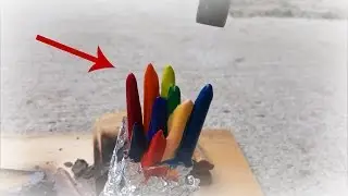 GAS TORCH VS. WAX CRAYONS