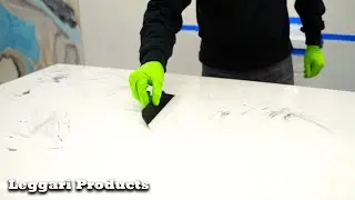 Easy Way To Get A White Marble Look Using Epoxy | Leggari