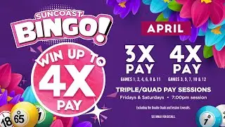 Win Up To 4X Pay - Fridays & Saturdays at 7pm