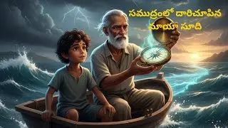 🌊🧭 సముద్రంలో దారి చూపిన మాయా సూది | Compass Science Story in Telugu | Kids Science Story