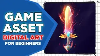 Как создать игровые ресурсы в Photoshop для начинающих | Дизайн 2D игровых ресурсов в Photoshop