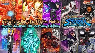 NEW‼️ NARUTO X BORUTO STORM CONNECTIONS MUGEN ANDROID OFFLINE - BEST HD CHARACTERS ULTIMATE EDITION🔥