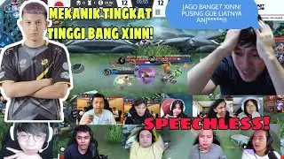 REACTION PARA STREAMER - MEKANIK SKILL ESMERALDA XINN GA MATI-MATI! WAKTU RRQ VS AURA GAME 2