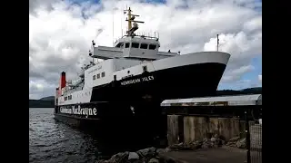 MV Hebridean Isles leaving Kennacraig Ferry Terminal - Tarbert, Lochfyne , Argyll & Bute, Scotland