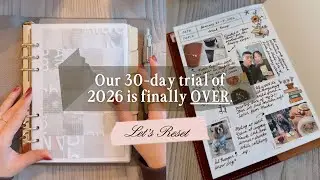 Monthly analog reset: February plan with me & January journal flip through 💌