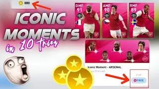Iconic Moment Arsenal Pack Opening🔥| How to get Iconic Moment Vieira in pes2020 mobile | 9al games