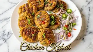 Spicy Chicken Kabab Recipe| Chiken pattie|Kabab Recipe |Nuggets |tikki recipe | comfort food 😋 