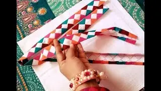 Multi-color Applique Strip Tutorial/ Dress Designing 2018