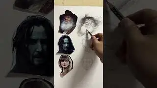 No Breaks, Just Art: A Seamless Pencil Drawing with Chinese Aesthetics #art #painting #drawing