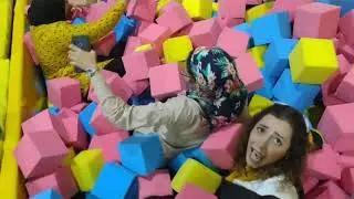 روحت ملاهي اللالاند بطنطا تعالوا شوفوني انا وأصحابي واحنا بنقع في الترامبولين🤣🤣🙈🙈