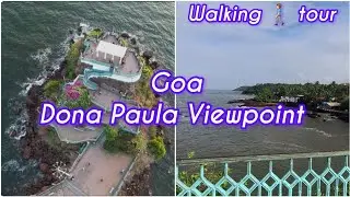 Goa - Dona Paula Viewpoint, Jetty, Beach & Statue | Goa tourist place to visit 2025 |