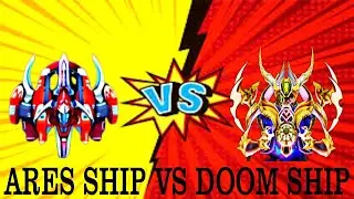 Ares Vs Doom Ship all bosses  1 to 40 | Space shooter Vip galaxy attack | World Bosses