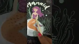 scratch art cards # mermaids # shorts