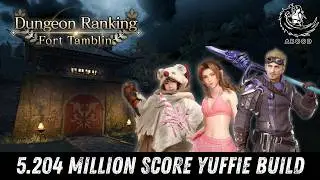 FF7EC Dungeon Ranking: Fort Tamblin 5.204 Million Score Yuffie Team