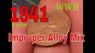 1941 Super Rare Penny found in Washington D.C  |  Improper Alloy Mix !!!