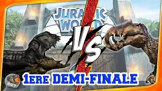 DRACODENTITAN VS SCORPIOS REX ► 1&egrave;re DEMI-FINALE FINALE ► Tournoi JURASSIC WORLD EVOLUTION