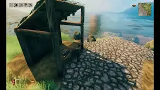Valheim FISHMONGER End Game MERCHANT VILLAGE - Concept Build