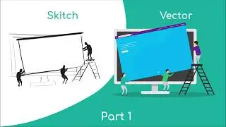 illustration design for website| Speed art | Part 1