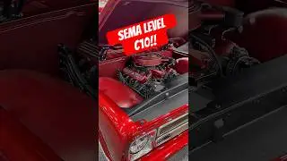 Этот красный LS C10 &mdash; настоящее произведение автомобильного искусства. #carlover #c10 #chevrolet ...