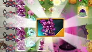 Pvz 2 12.6.1 - New Plants Aeonium Max Level Power Up Gameplay vs 999 Zombies