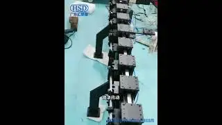 vertical double-track ring guide conveyor line, customized ring guide lubrication