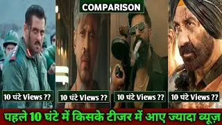Toxic Vs King Vs border 2 Vs battle of galwan movie teaser 10 hours views | toxic movie teaser 