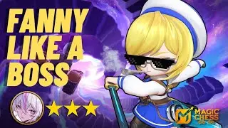 NEW BUFFED FANNY FULL GAME PLAY FT. ⭐⭐⭐ VEXANA | Beginner Friendly Strategy || MAGIC CHESS GO GO