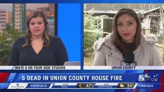 5 dead in Union County house fire