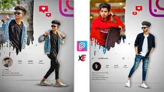 instagram Creative DuaL Photo Editing || Picsart Editing New - Xyaa Edits🔥