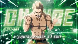 JJK Season 3 Opening🔥   - One Chance [Edit/AMV] 4K