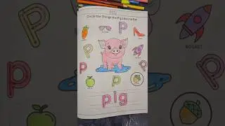 Trace+Color=Learn & Play #preschoollearning #educationalshorts #kidsactivities #tracingforkids #fyp