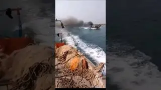 Diesel Turbo Long tail Boat #shortvideo