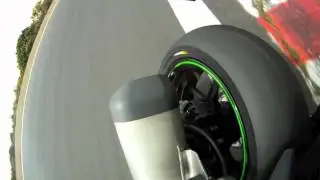 Fast Bikes Tyre Test: Rear Wheel Camera - Kawasaki ZX-6R