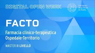 Open Day Master FACTO 2025/26 - Farmacia Clinica-Terapeutica Ospedaliera e Territoriale