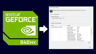 Как посмотреть характеристики вашей видеокарты NVIDIA на компьютере!