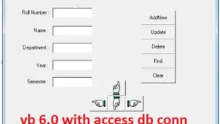 How to Connect Microsoft Access Database with Visual Basic 6.0 (vb 6.0 database connection)