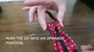 How the Zipit Tie Works.