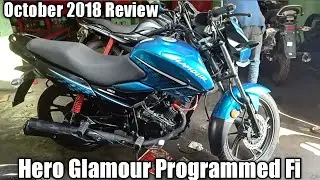 Hero Glamour Programmed FI October 2018 edition | Review & Mileage Test