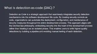 QRadar Detection as Code 2   What is DAC