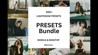500+ Premium Lightroom Presets Bundle | Photoshop Overlay | Photoshop  Presets | Lightroom Presets